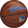 Мяч баскетбольный Wilson NBA Team Composite Golden State Warriors размер 7 композитная кожа (WTB3100XBGOL)