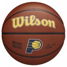 Мяч баскетбольный Wilson NBA Team Alliance Composite Indiana Pacers размер 7 композитная кожа (WTB3100XBIND)