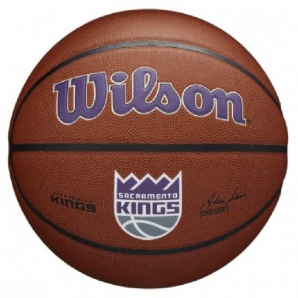 Мяч баскетбольный Wilson NBA Team Alliance Sacramento Kings размер 7 композитная кожа (WTB3100XBSAC)