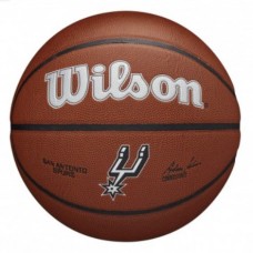 Мяч баскетбольный Wilson NBA Team Alliance San Antonio Spurs размер 7 композитная кожа (WTB3100XBSAN)