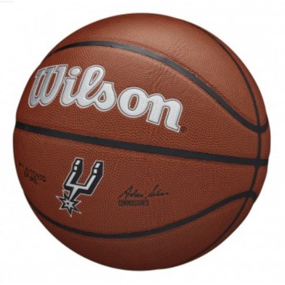 Мяч баскетбольный Wilson NBA Team Alliance San Antonio Spurs размер 7 композитная кожа (WTB3100XBSAN)
