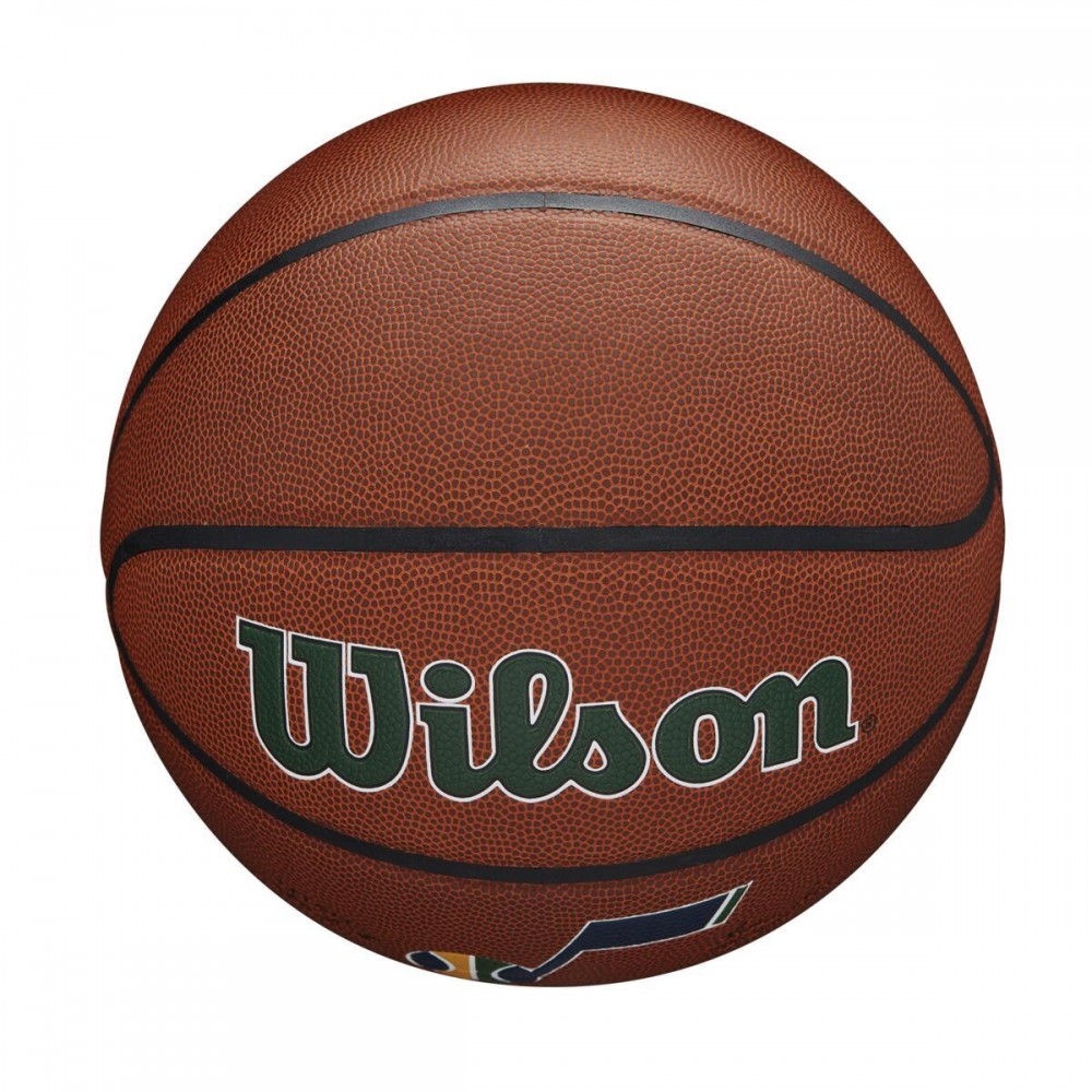 Мяч баскетбольный Wilson NBA Team Composite Utah Jazz размер 7 композитная кожа (WTB3100XBUTA)