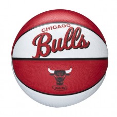 Мини-мяч баскетбольный Wilson Team Retro Mini Chicago Bulls размер 3 (WTB3200XBCHI)