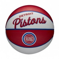 Мини-мяч баскетбольный Wilson Team Retro Mini Detroit Pistons размер 3 (WTB3200XBDET)