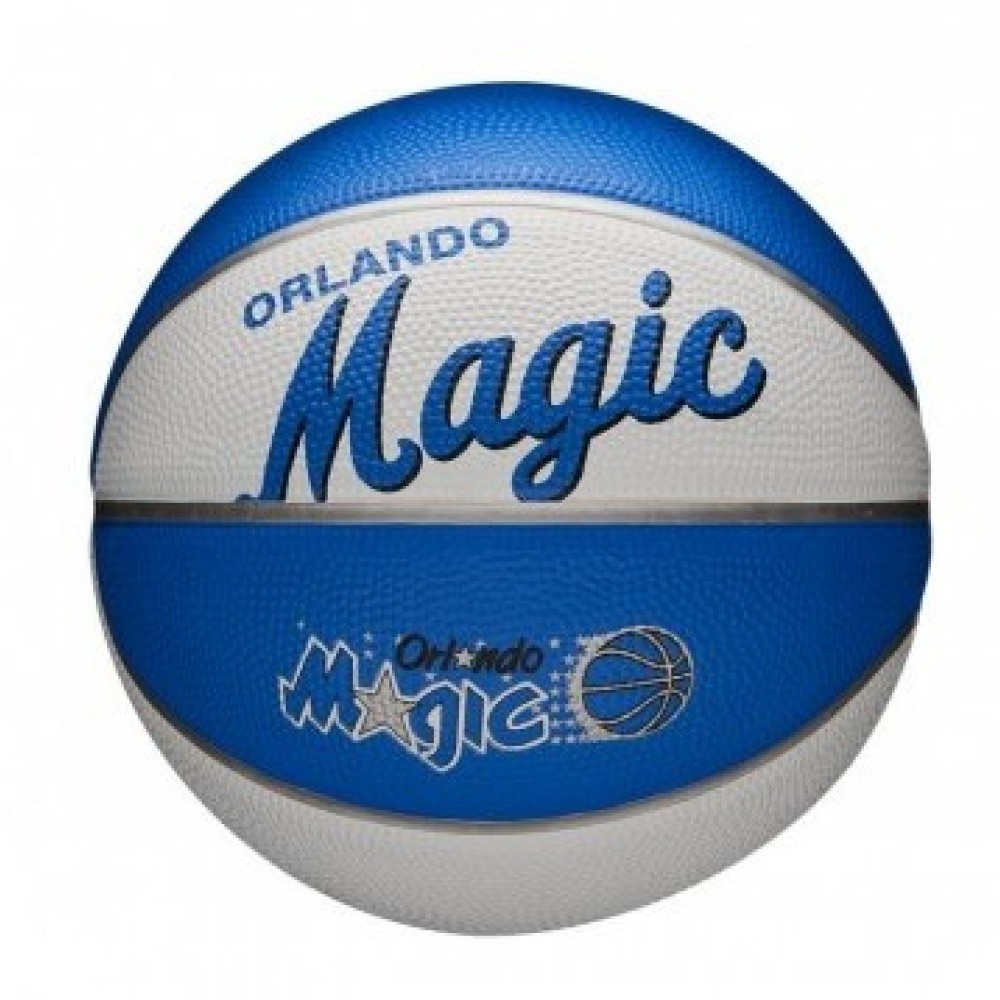 Мини-мяч баскетбольный Wilson Team Retro Mini Orlando Magic размер 3 (WTB3200XBORL)