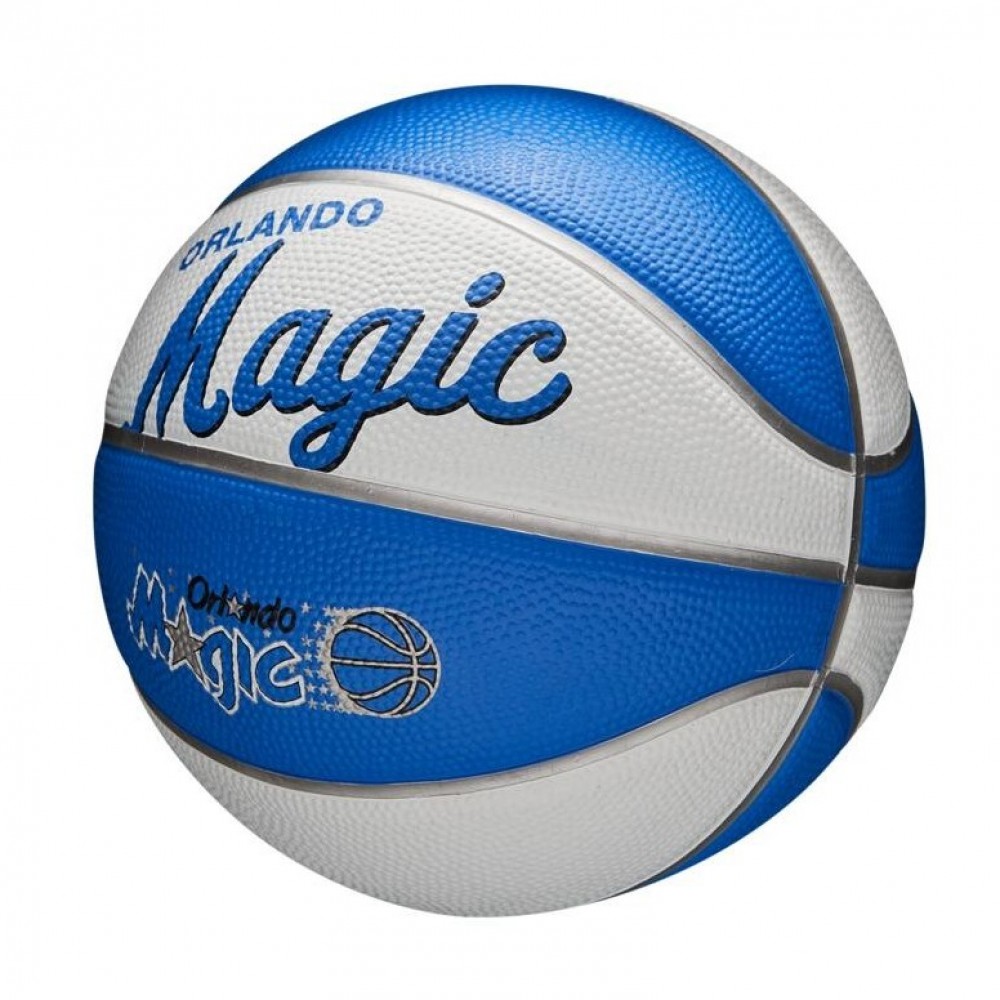 Мини-мяч баскетбольный Wilson Team Retro Mini Orlando Magic размер 3 (WTB3200XBORL)