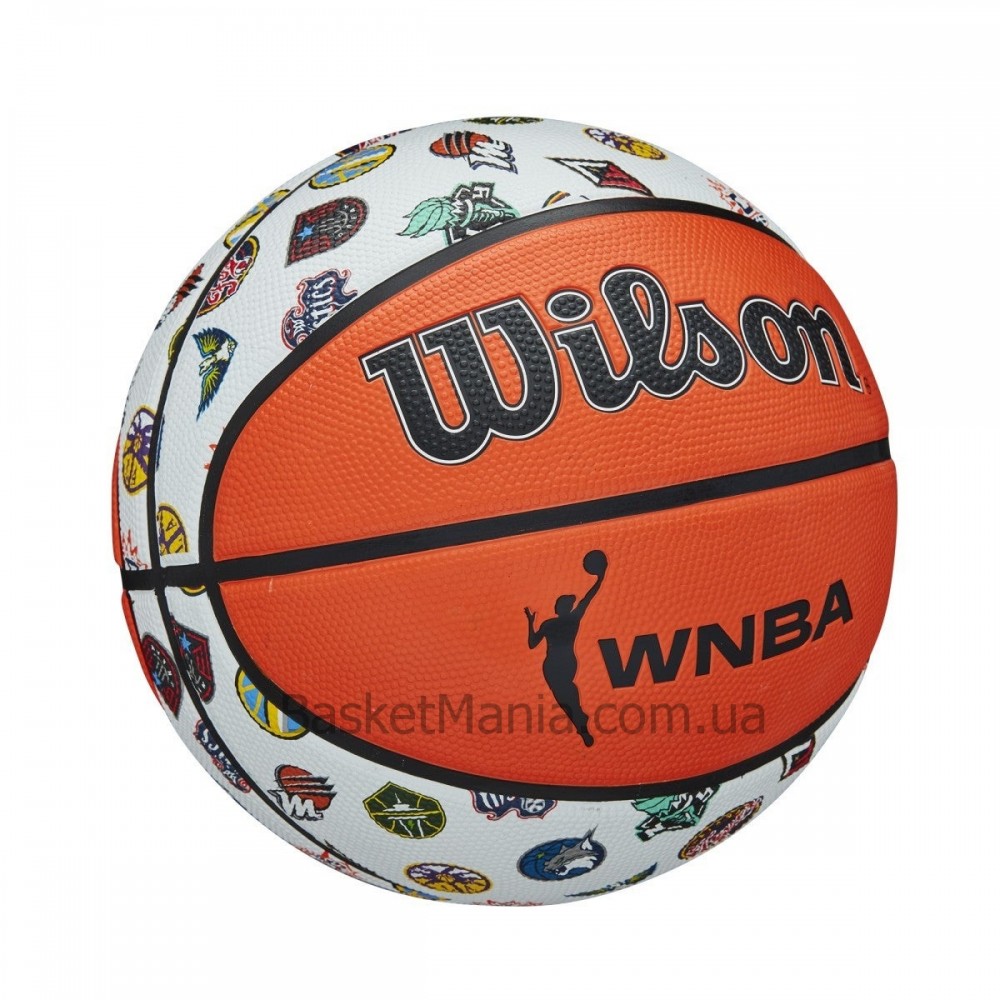 Мяч баскетбольный Wilson WNBA All Team Outdoor размер 6 резиновый (WTB46001XBWNBA)