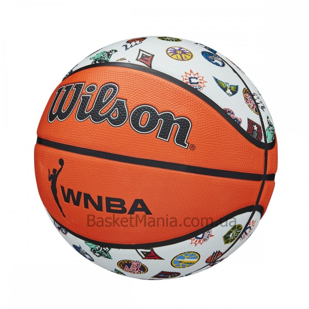 Мяч баскетбольный Wilson WNBA All Team Outdoor размер 6 резиновый (WTB46001XBWNBA)