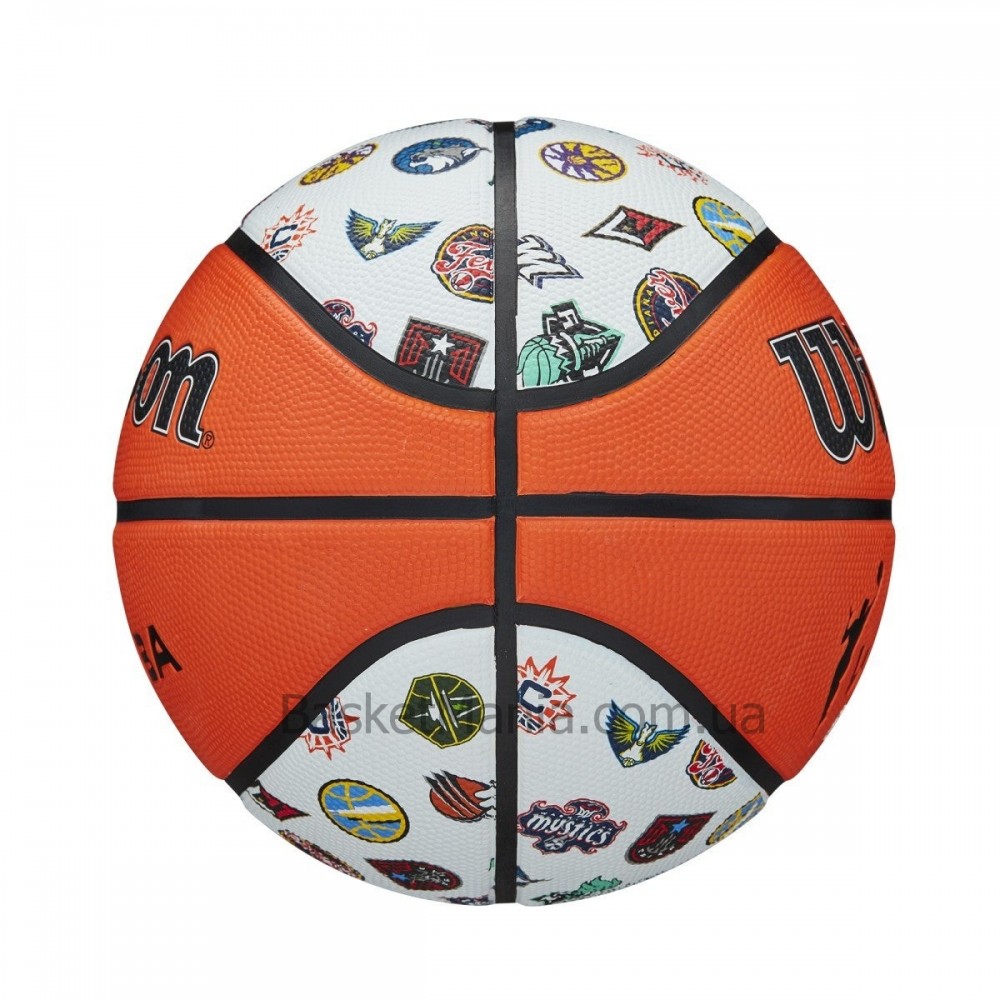 Мяч баскетбольный Wilson WNBA All Team Outdoor размер 6 резиновый (WTB46001XBWNBA)
