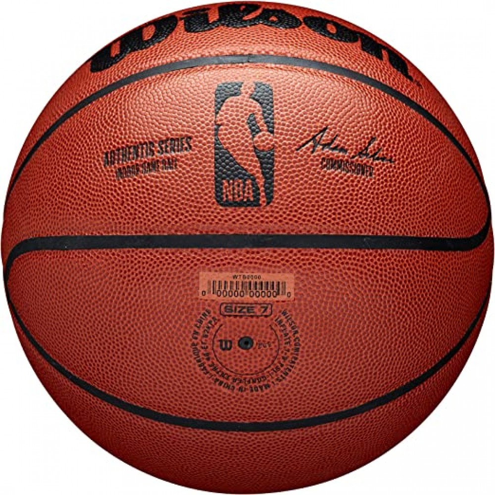 Мяч баскетбольный Wilson NBA Authentic Indoor Competition Game Ball размер 7 композитная кожа (WTB7100EC7)