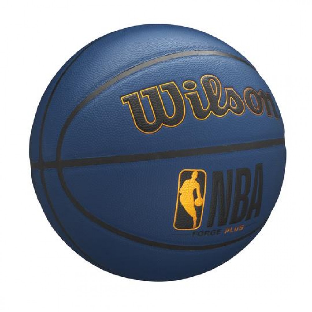 Мяч баскетбольный Wilson NBA Forge Plus Deep Navy размер 7 композитная кожа (WTB8102XB07)