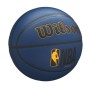 Мяч баскетбольный Wilson NBA Forge Plus Deep Navy размер 7 композитная кожа (WTB8102XB07)