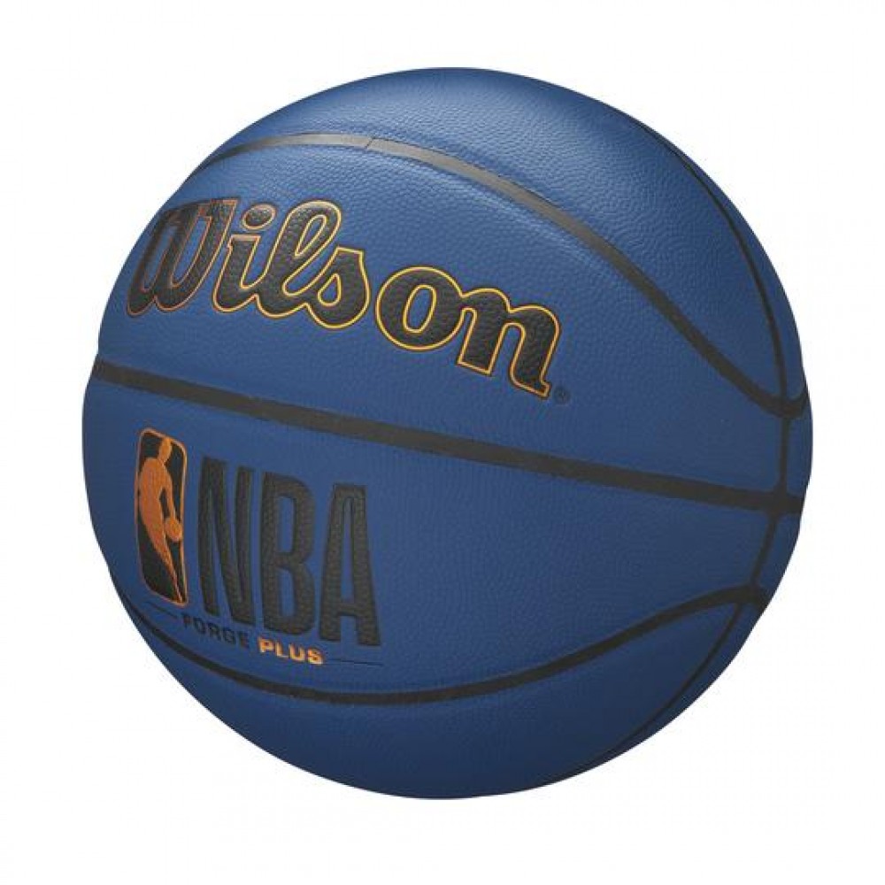 Мяч баскетбольный Wilson NBA Forge Plus Deep Navy размер 7 композитная кожа (WTB8102XB07)