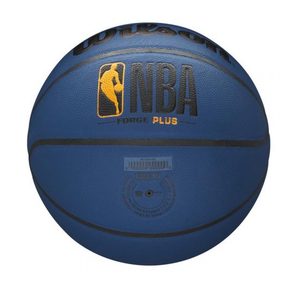 Мяч баскетбольный Wilson NBA Forge Plus Deep Navy размер 7 композитная кожа (WTB8102XB07)