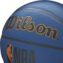 Мяч баскетбольный Wilson NBA Forge Plus Deep Navy размер 7 композитная кожа (WTB8102XB07)