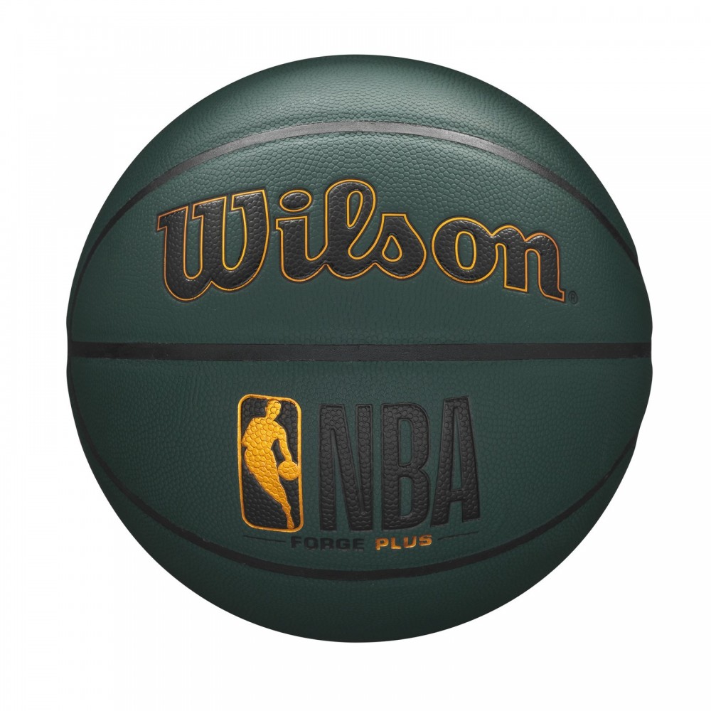 Мяч баскетбольный Wilson NBA Forge Plus Forest Green размер 7 композитная кожа (WTB8103XB07)