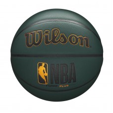Мяч баскетбольный Wilson NBA Forge Plus Forest Green размер 7 композитная кожа (WTB8103XB07)