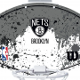 Мини-щит детский баскетбольный Wilson NBA Team Mini Hoop Brooklyn Nets (WTBA1302BRO)