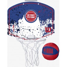 Мини-щит баскетбольный Wilson NBA Team Mini Hoop Detroit Pistons (WTBA1302DET)