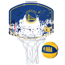 Мини-щит баскетбольный Wilson NBA Team Mini Hoop Golden State Warriors (WTBA1302GOL)