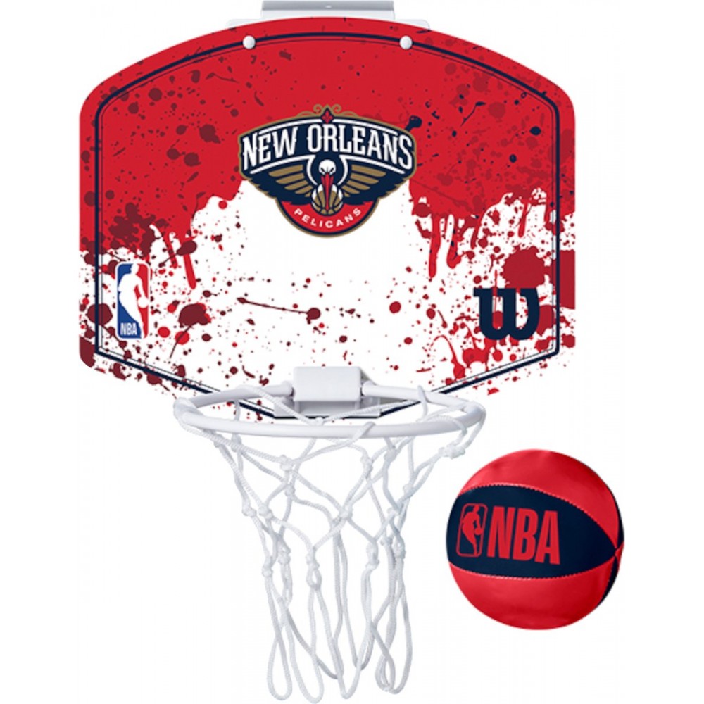 Мини-щит баскетбольный Wilson NBA Team Mini Hoop New Orleans Pelicans (WTBA1302NOP)