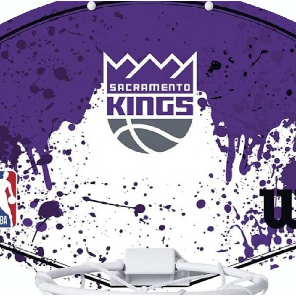 Мини-щит баскетбольный Wilson NBA Team Mini Hoop Sacramento Kings (WTBA1302SAC)