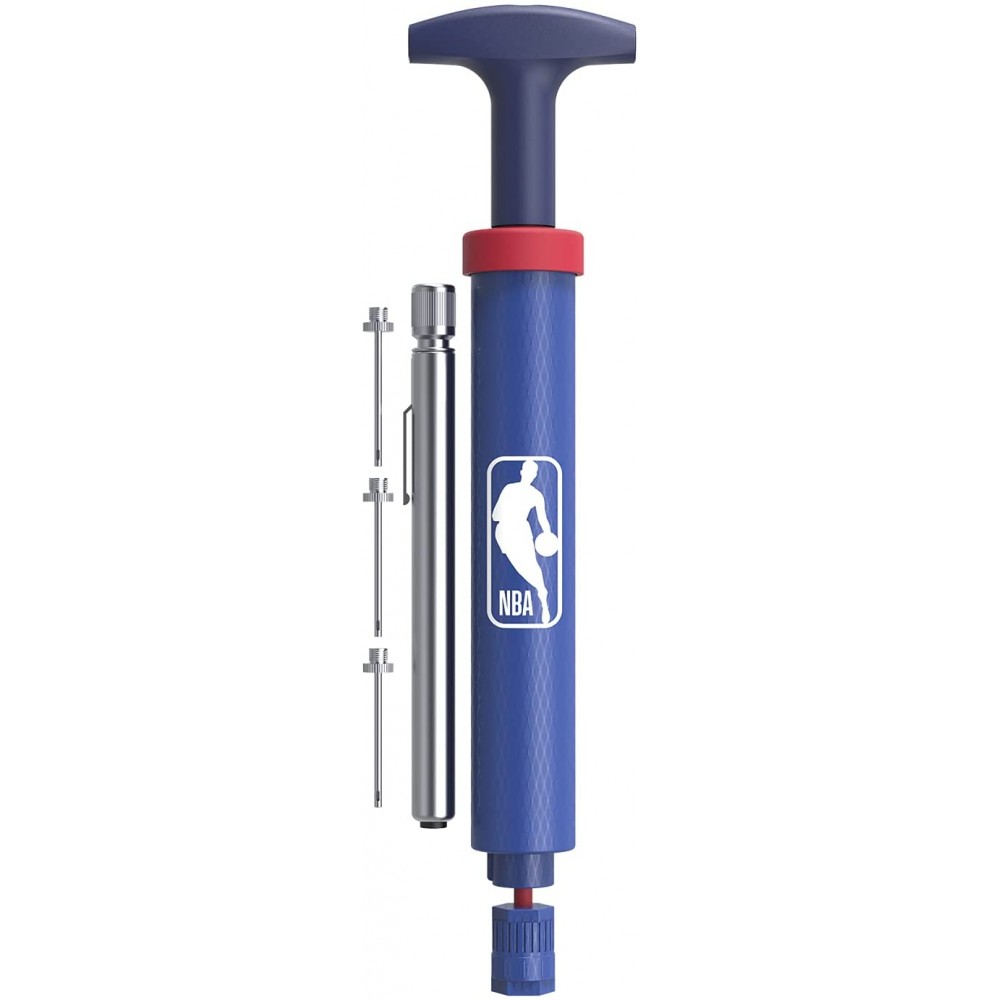 Насос Wilson NBA DRV Pump Kit ручной двухсторонний для спортивных мячей (WTBA4003NBA)