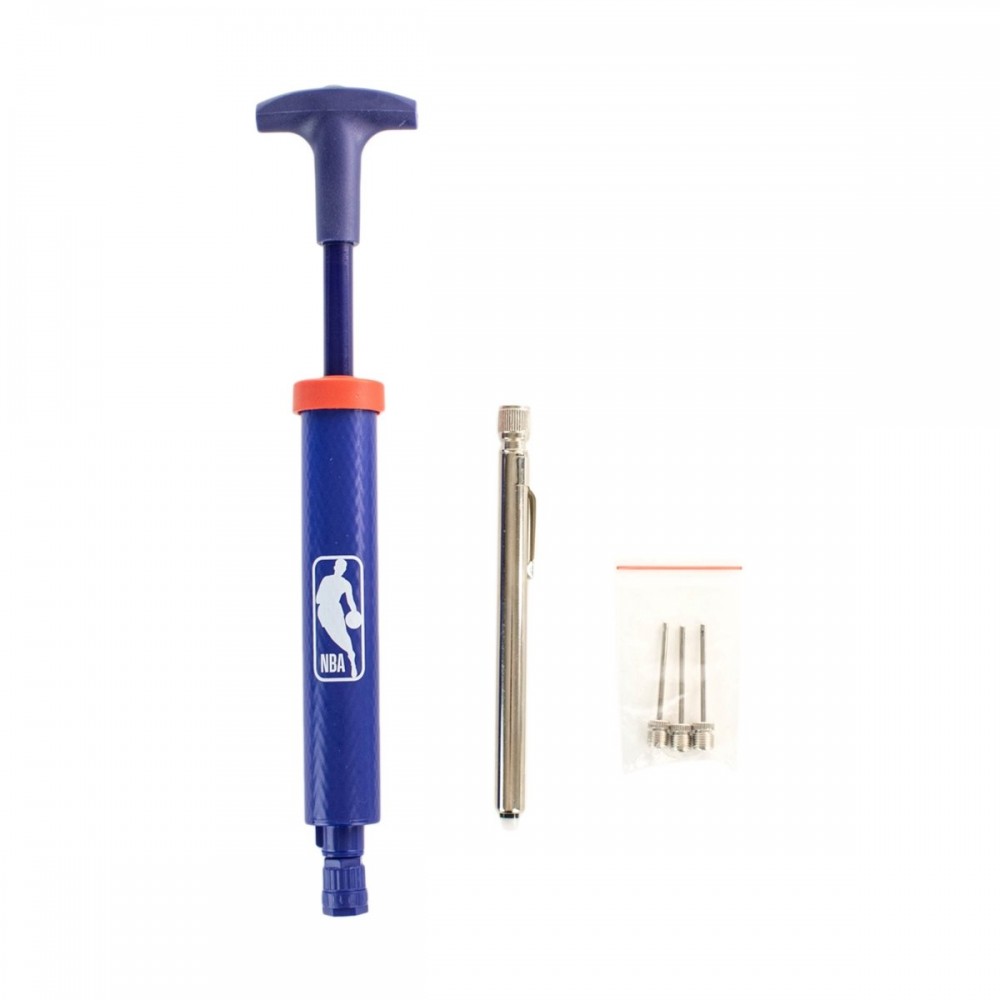 Насос Wilson NBA DRV Pump Kit ручной двухсторонний для спортивных мячей (WTBA4003NBA)