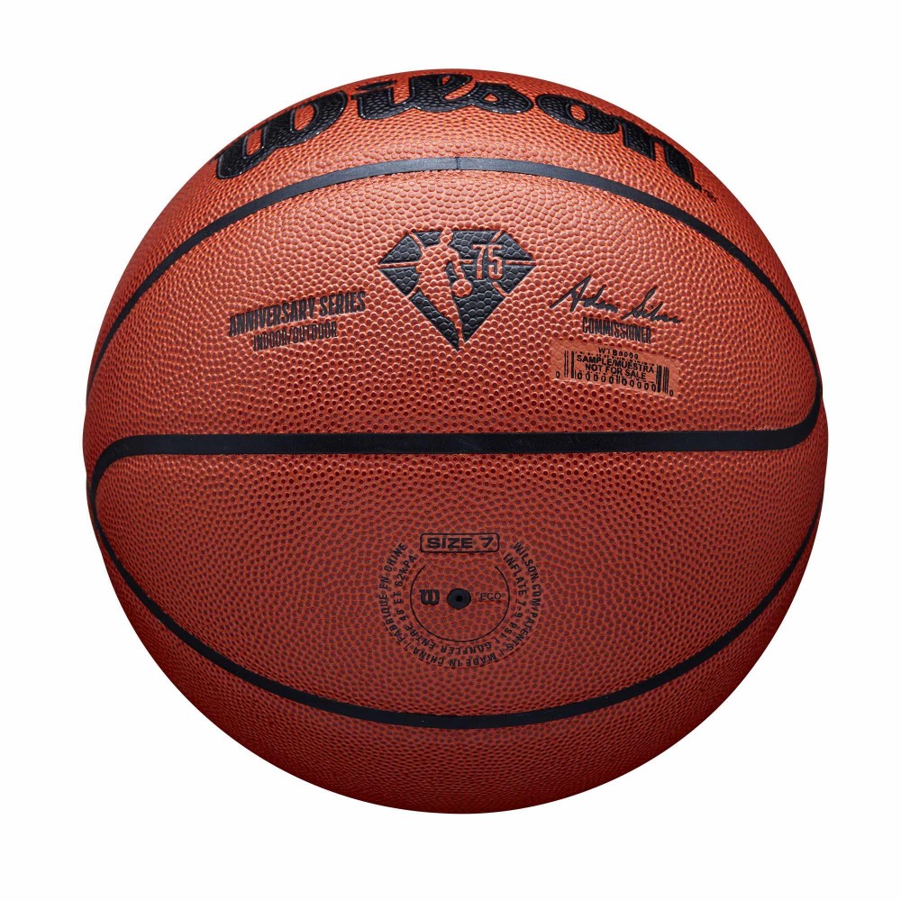 Мяч баскетбольный Wilson NBA 75TH Indoor Outdoor размер 7 композитная кожа (WZ2006901XB7)