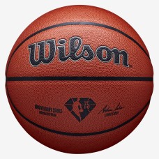Мяч баскетбольный Wilson NBA 75TH Indoor Outdoor размер 7 композитная кожа (WZ2006901XB7)