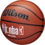 Мяч баскетбольный Wilson Junior NBA Logo Indoor Outdoor размер 5, 6, 7 композитная кожа (WZ2009801XB7)