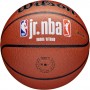 Мяч баскетбольный Wilson Junior NBA Logo Indoor Outdoor размер 5, 6, 7 композитная кожа (WZ2009801XB7)