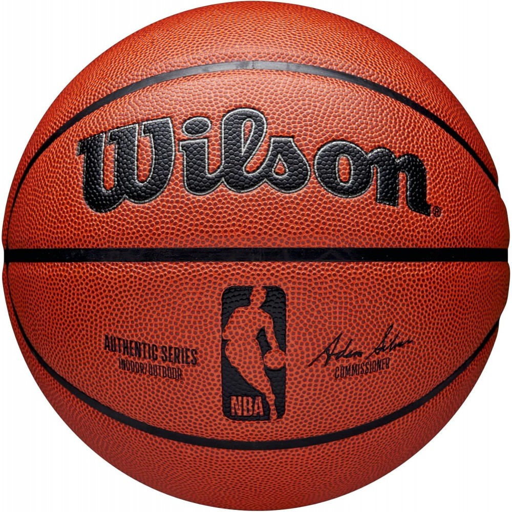 Баскетбольный мяч Wilson NBA Authentic Indoor-Outdoor Basketball размер 7 оригинал (WZ2016501XB7)