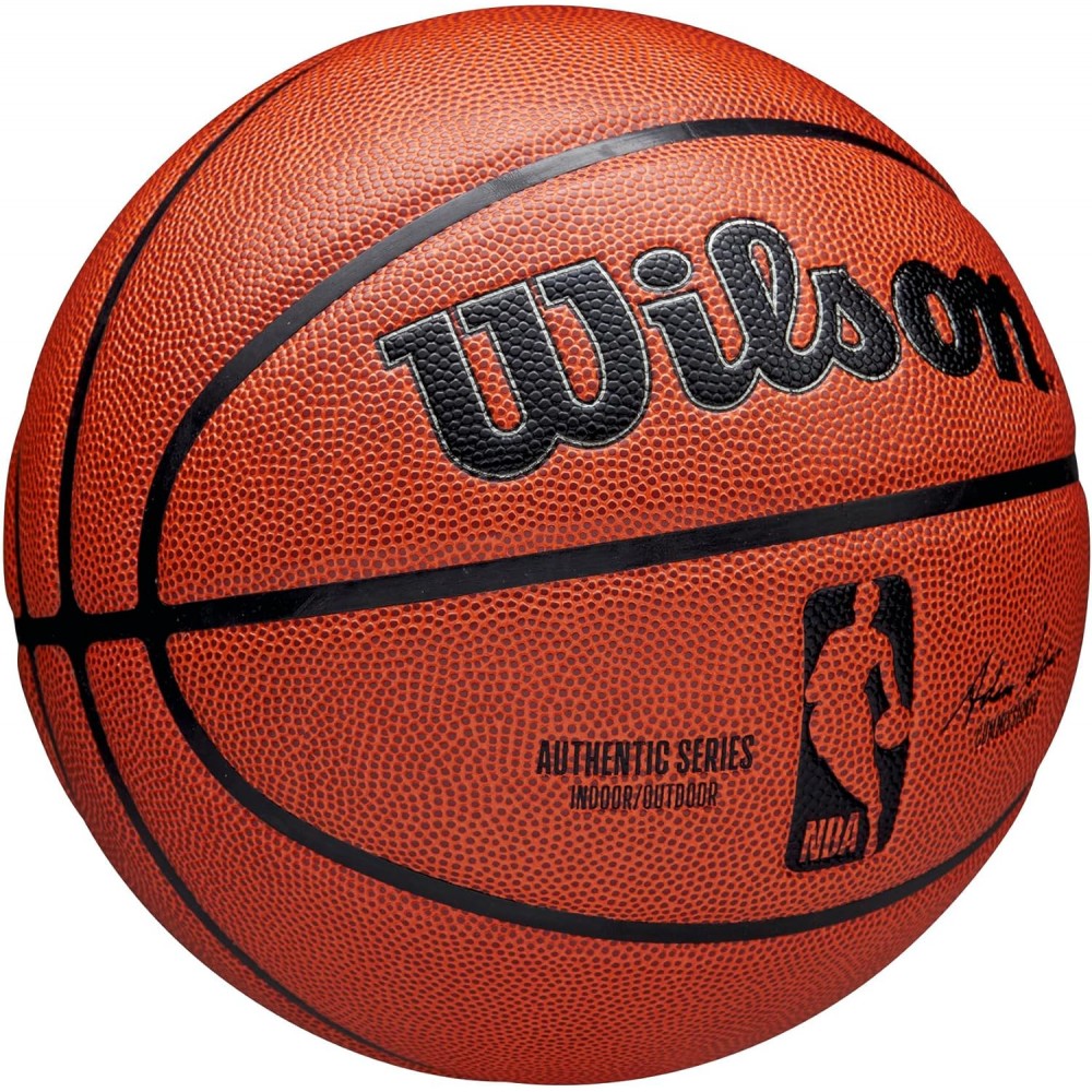 Баскетбольный мяч Wilson NBA Authentic Indoor-Outdoor Basketball размер 7 оригинал (WZ2016501XB7)