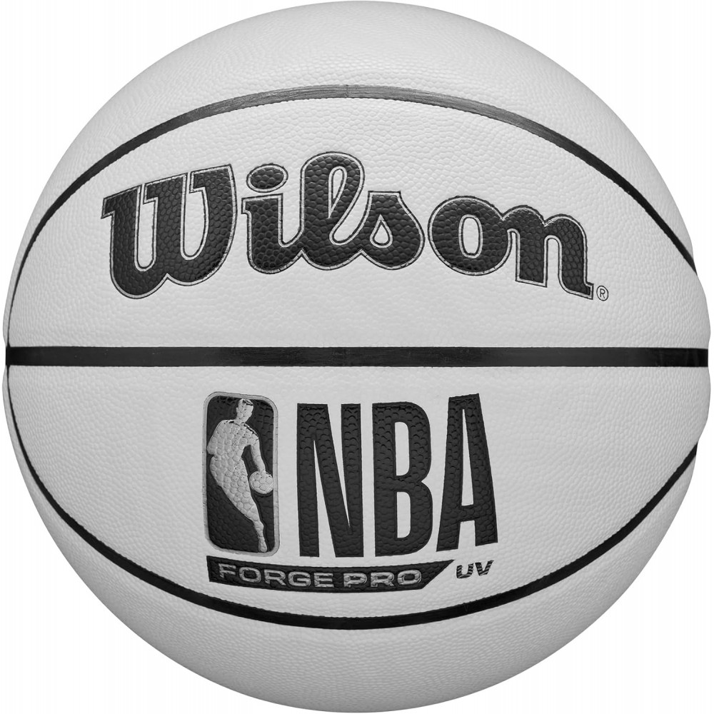 Мяч баскетбольный Wilson NBA Forge Pro UV Indoor-Outdoor Basketball размер 7 композитная кожа (WZ2016701XB7)