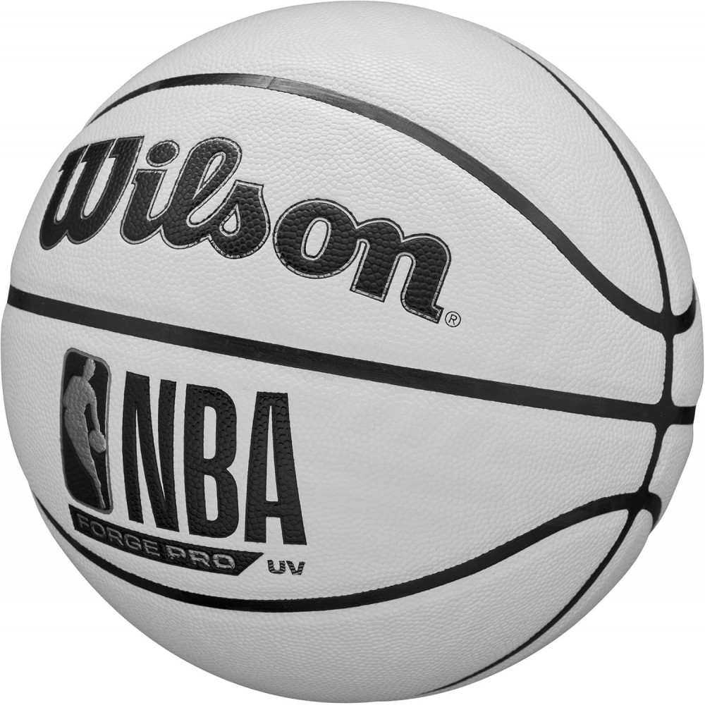 Мяч баскетбольный Wilson NBA Forge Pro UV Indoor-Outdoor Basketball размер 7 композитная кожа (WZ2016701XB7)
