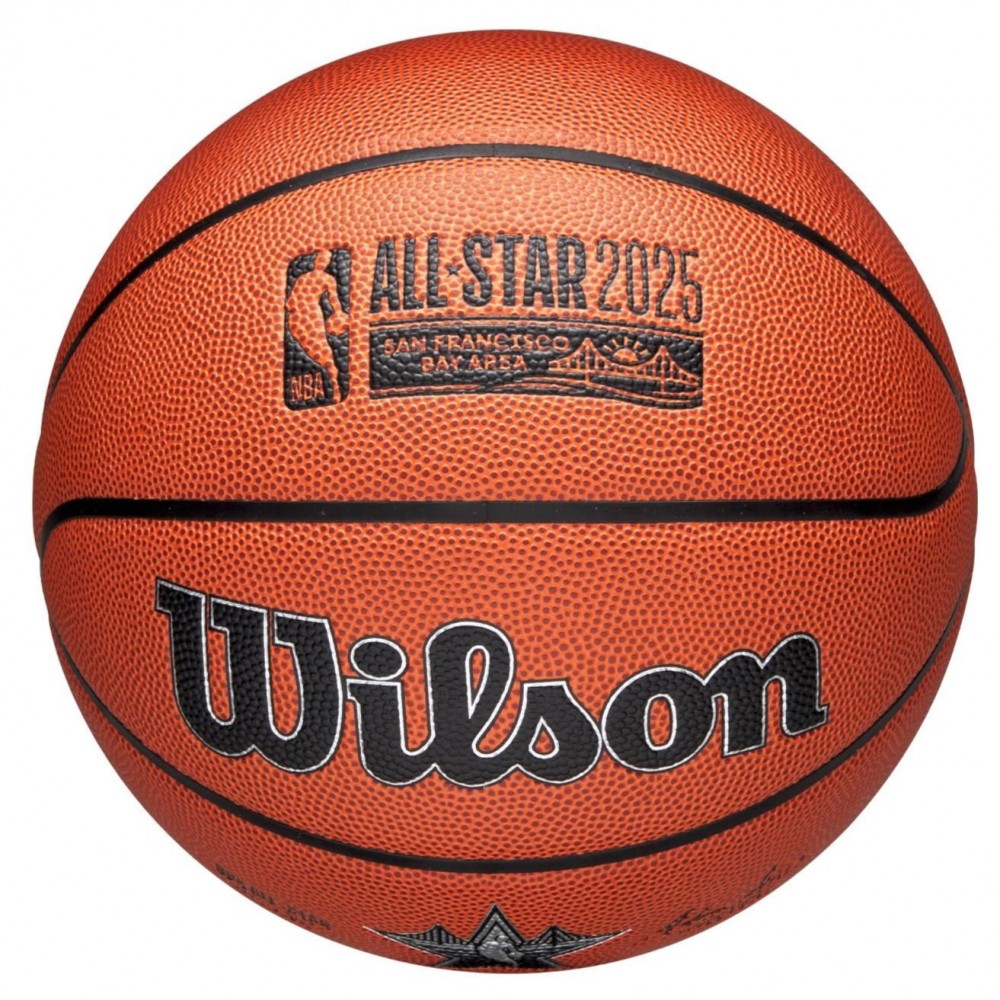 Баскетбольный мяч Wilson 2025 NBA All-Star R Basketball размер 7 композитная кожа оригинал (WZ2022601XB7)