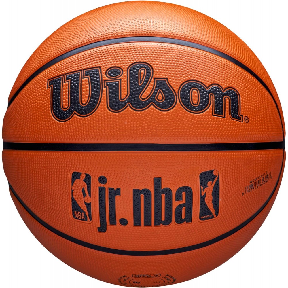 Мяч баскетбольный Wilson Junior NBA Outdoor размер 5, 6, 7 резиновый (WZ3013001XB5)