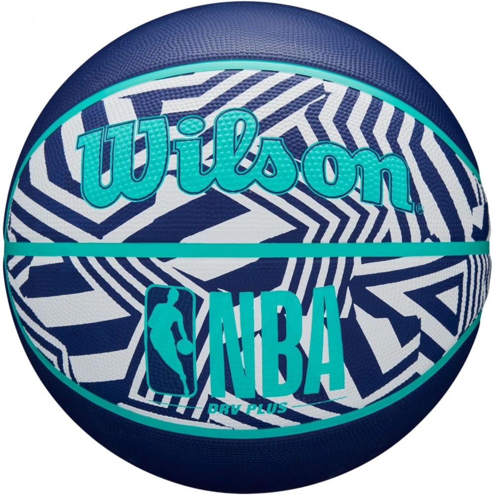 Баскетбольный мяч Wilson NBA DRV Plus Dazzle Camo Ball размер 6, 7 резиновый для игры на улице оригинал (WZ3016102XB7)