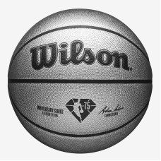 Мяч баскетбольный Wilson NBA 75TH Platinum Edition размер 7 композитная кожа (WZ4003701XB7)
