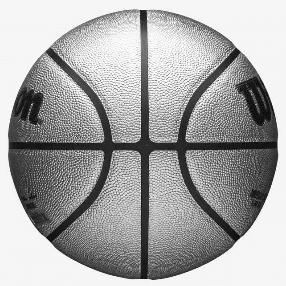 Мяч баскетбольный Wilson NBA 75TH Platinum Edition размер 7 композитная кожа (WZ4003701XB7)