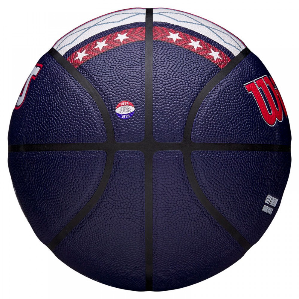 Мяч баскетбольный Wilson NBA Team City Edition Brooklyn Net размер 7 композитная кожа (WZ4003903XB7)