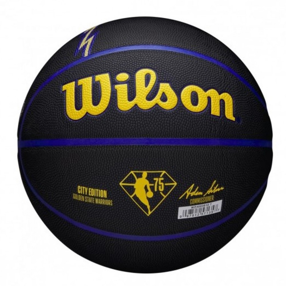 Мяч баскетбольный Wilson NBA Team City Collector Golden State Warriors размер 7 композитная кожа (WZ4003910XB7)