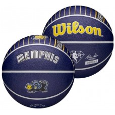 Мяч баскетбольный Wilson NBA Team City Edition Memphis Grizzlies размер 7 композитная кожа (WZ4003915XB7)