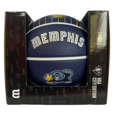 Мяч баскетбольный Wilson NBA Team City Edition Memphis Grizzlies в подарочной коробке-боксе (WZ4003915XB71)