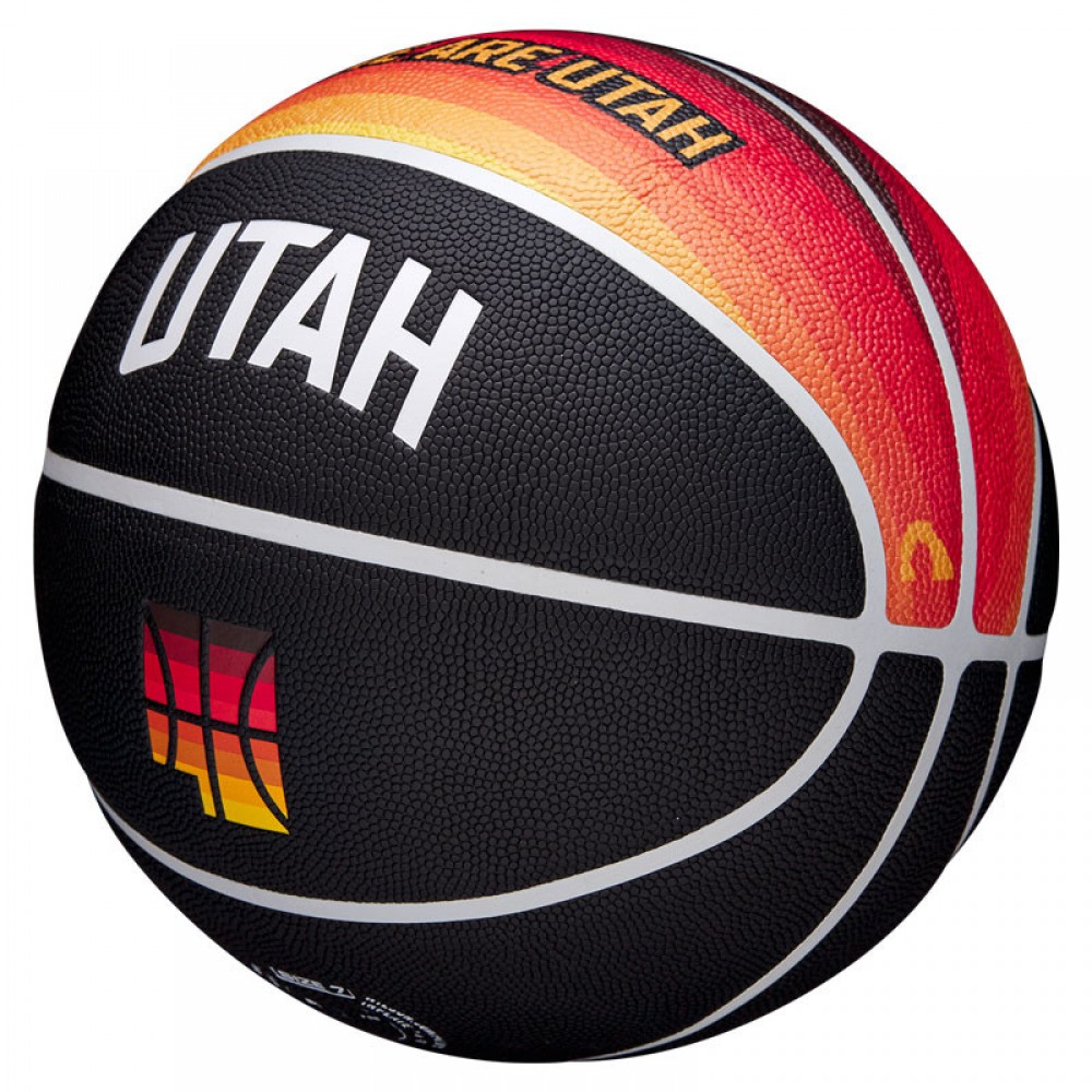 Мяч баскетбольный Wilson NBA Team City Edition Collector Uta Jazz в подарочной коробке (WZ4003929XB71)