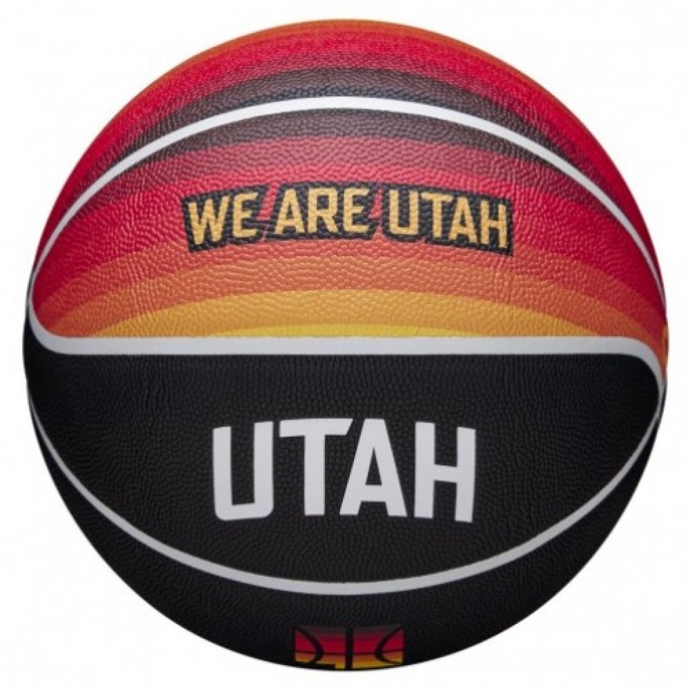 Мяч баскетбольный Wilson NBA Team City Edition Collector Uta Jazz в подарочной коробке (WZ4003929XB71)