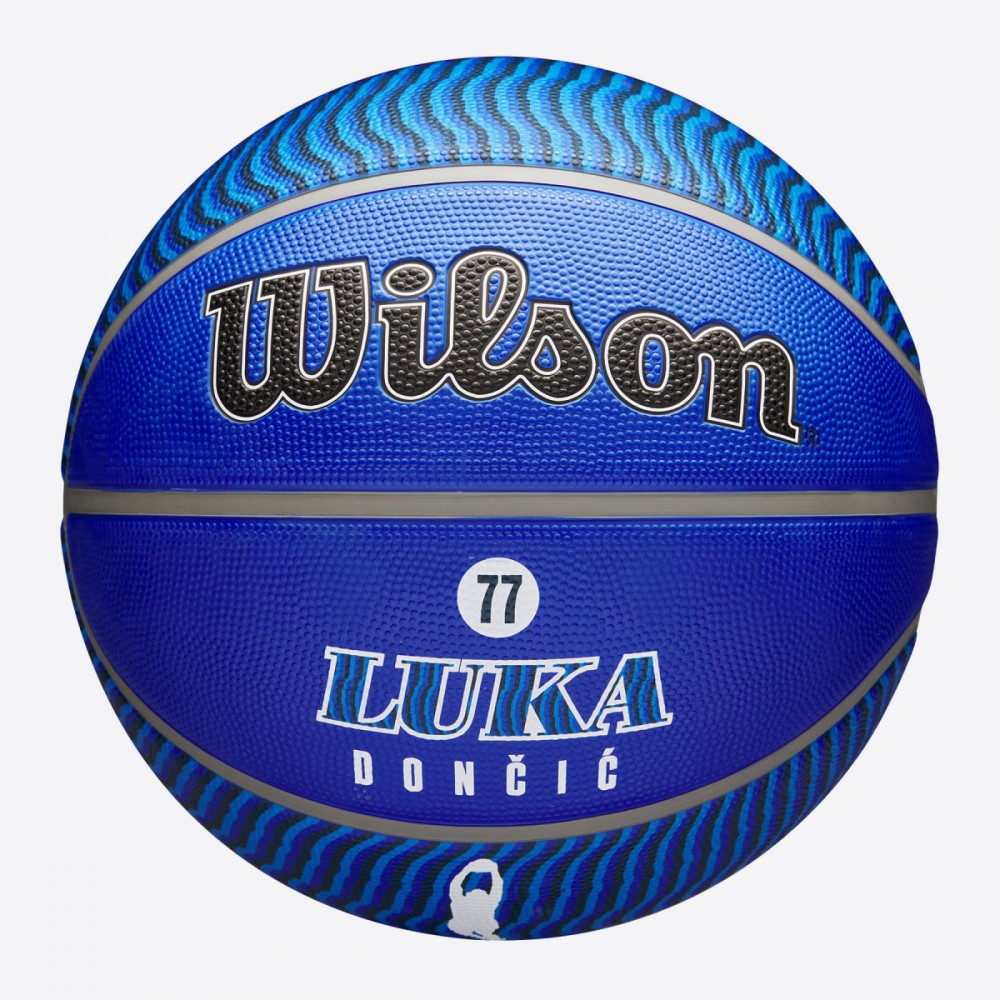 Мяч баскетбольный Wilson NBA Player Icon Luka Doncic Outdoor размер 7 резиновый (WZ4006401XB7)
