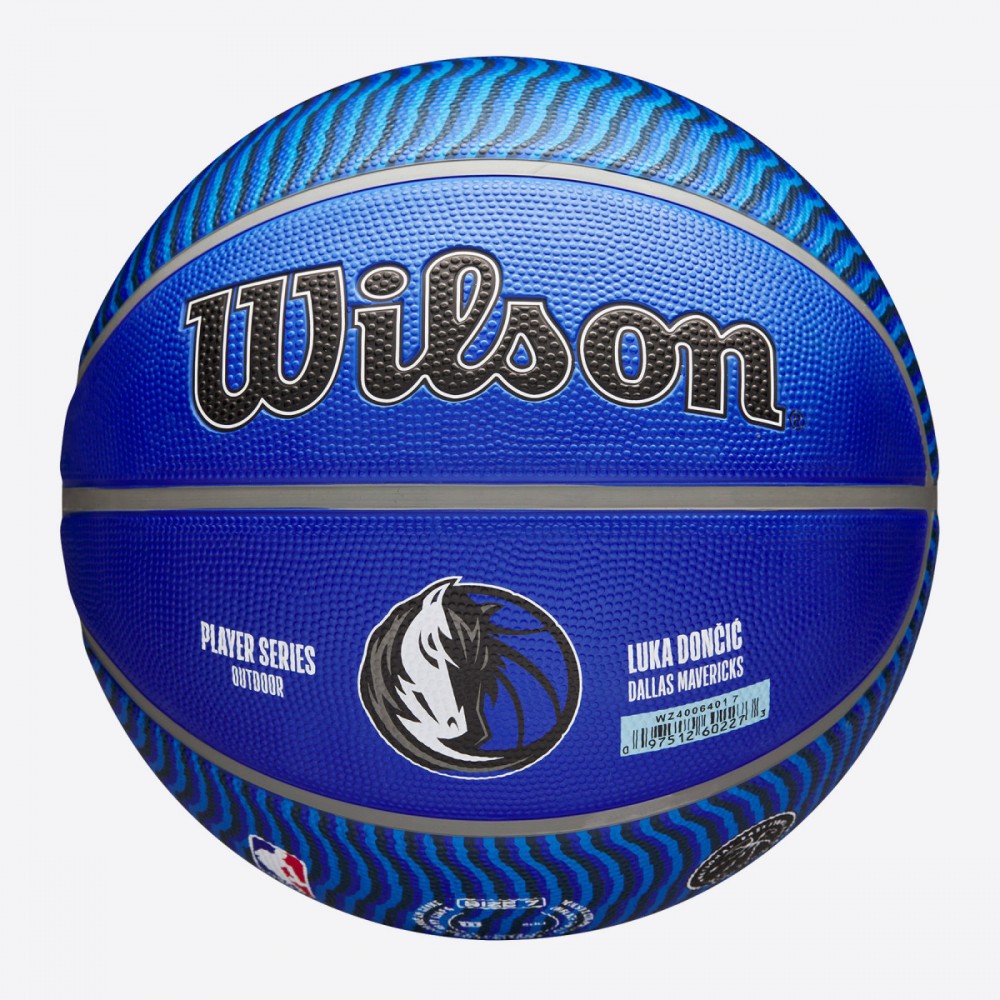Мяч баскетбольный Wilson NBA Player Icon Luka Doncic Outdoor размер 7 резиновый (WZ4006401XB7)