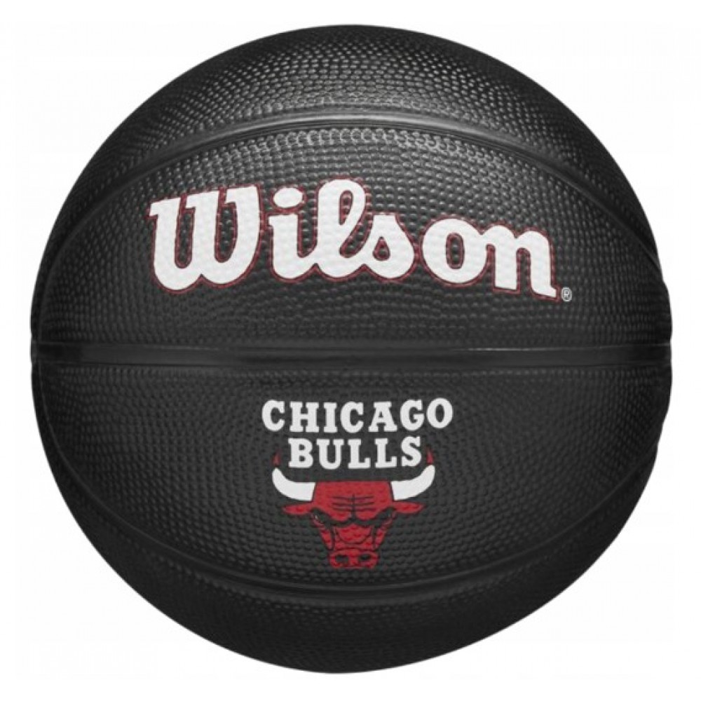 Мини-мяч баскетбольный Wilson Mini Chicago Bulls размер 3 (WZ4017602XB03)